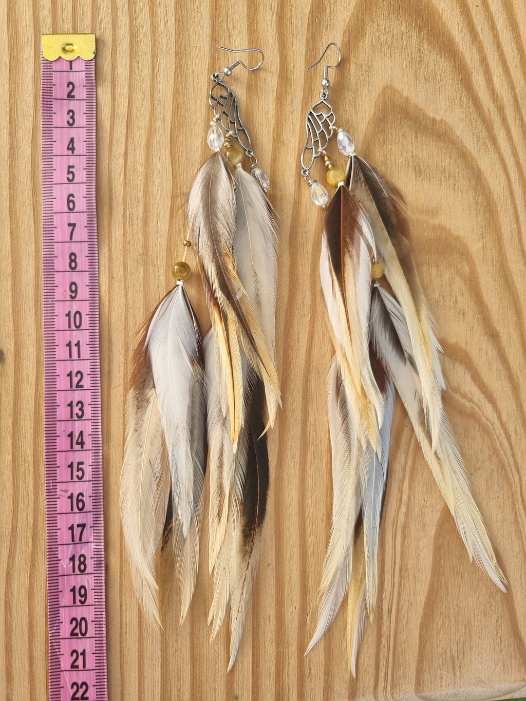 Feather earrings • Angel Wings