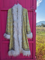 Bohemian coat • Ice Queen in Pistache • XS/S/M