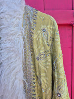 Bohemian coat • Ice Queen in Pistache • XS/S/M