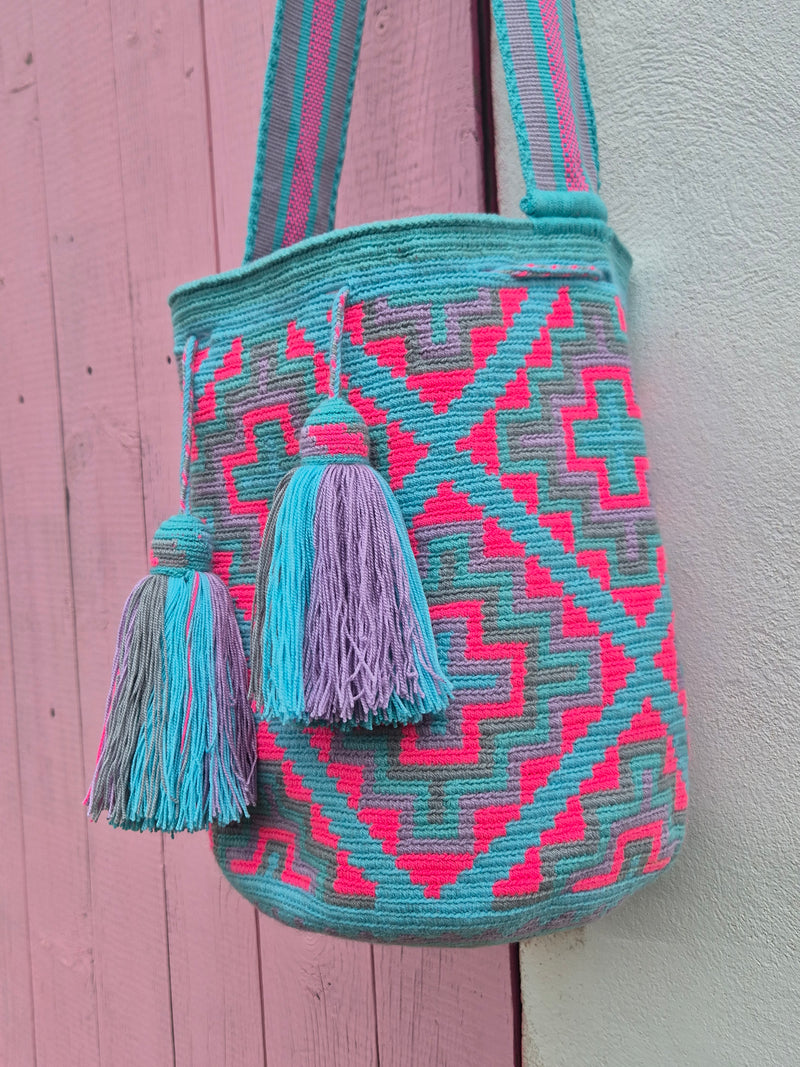 Wayuu Mochila • COTTON CANDY