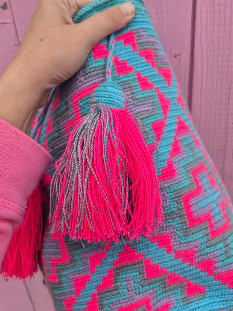 Wayuu Mochila • COTTON CANDY