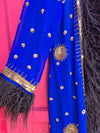 Bohemian coat • ROYAL BLUE • one size (S/M/L)