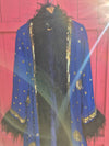 Bohemian coat • ROYAL BLUE • one size (S/M/L)