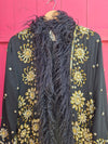 Bohemian coat • BLACK & GOLD • XS/S/M