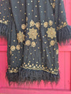 Bohemian coat • BLACK & GOLD II • one size (S/M/L)