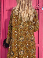 Bohemian coat • GOLD GOLD GOLD • one size (S/M/L)