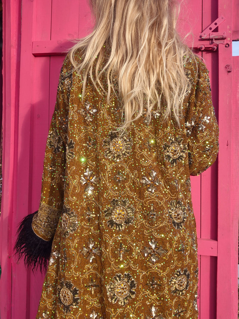 Bohemian coat • GOLD GOLD GOLD • one size (S/M/L)