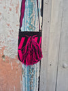 Wayuu Mochila • MEDIUM • Black & Fuchsia