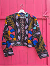 Colourful jacket • Suzani in Dark • XS/S/M