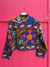 Colourful jacket • Suzani in Dark • XS/S/M