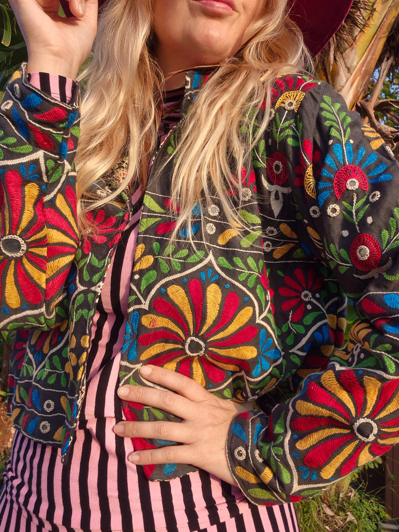 Colourful jacket • The Flower • XS/S/M