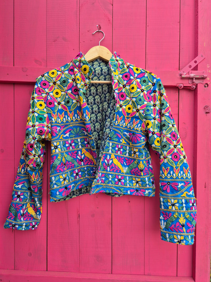 Colourful jacket • Birds • XS/S/M