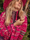 Colourful jacket • Pink Flowers • XS/S/M