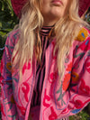 Colourful jacket • Suzani in Pink • XS/S/M