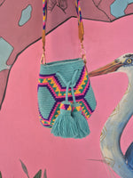 Wayuu Mochila • MEDIUM • Turquoise