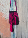 Wayuu Mochila • Black Fuchsia