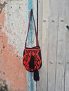 Wayuu Mochila • Black NEON Orange