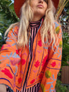 Colourful jacket • Suzani in Orange • XS/S/M