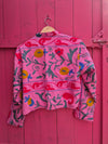 Colourful jacket • Suzani in Pink • XS/S/M