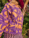 Colourful jacket • Suzani in Purple • XS/S/M